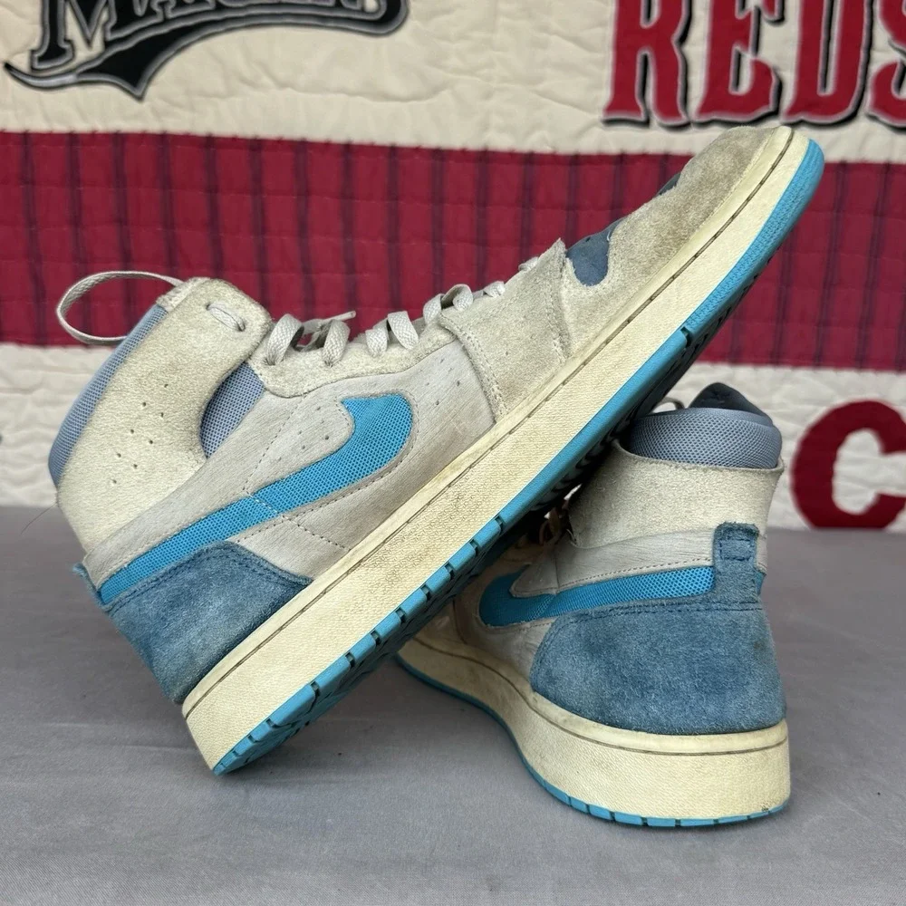 Size‎ 12 - Air Jordan 1 Zoom Comfort 2 High Dark Powder Blue